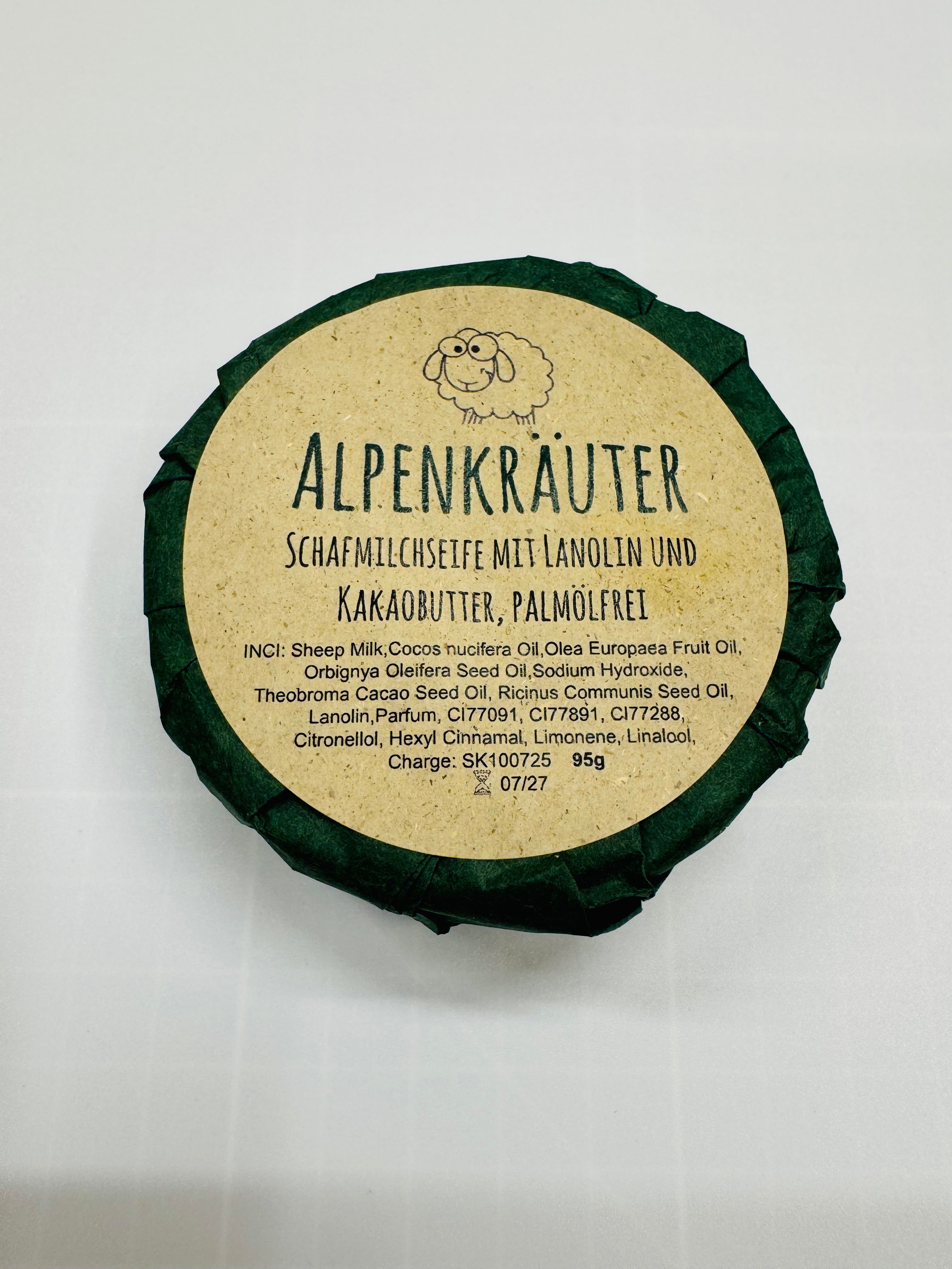 Schafmilchseife Alpenkräuter