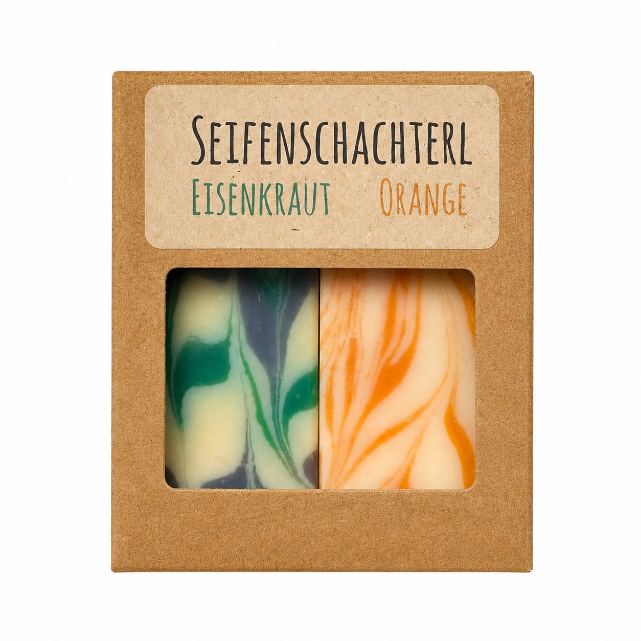 Seifenschachterl  2x50g Naturseife in der Geschenkbox
