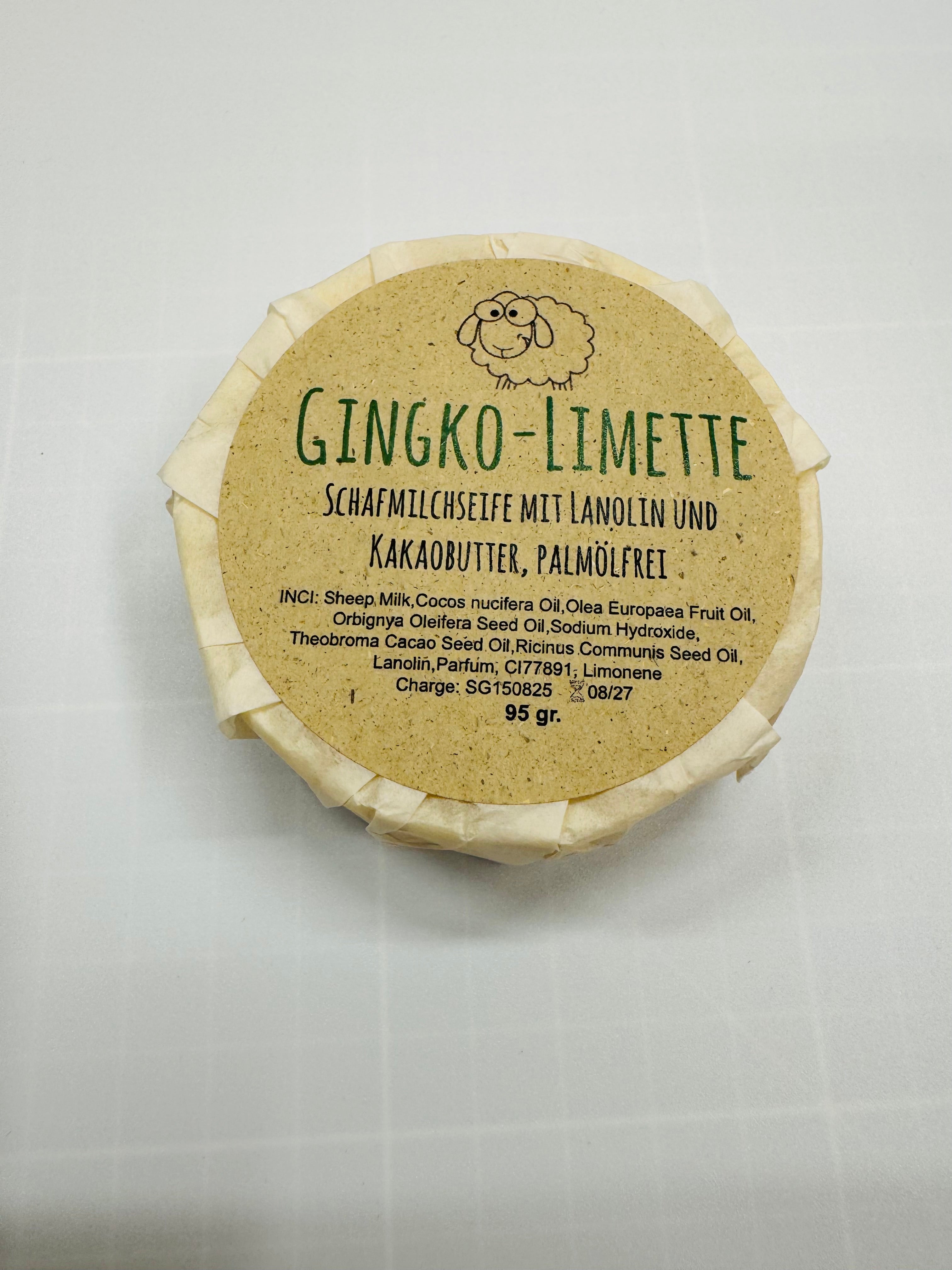 Schafmilchseife Gingko-Limette