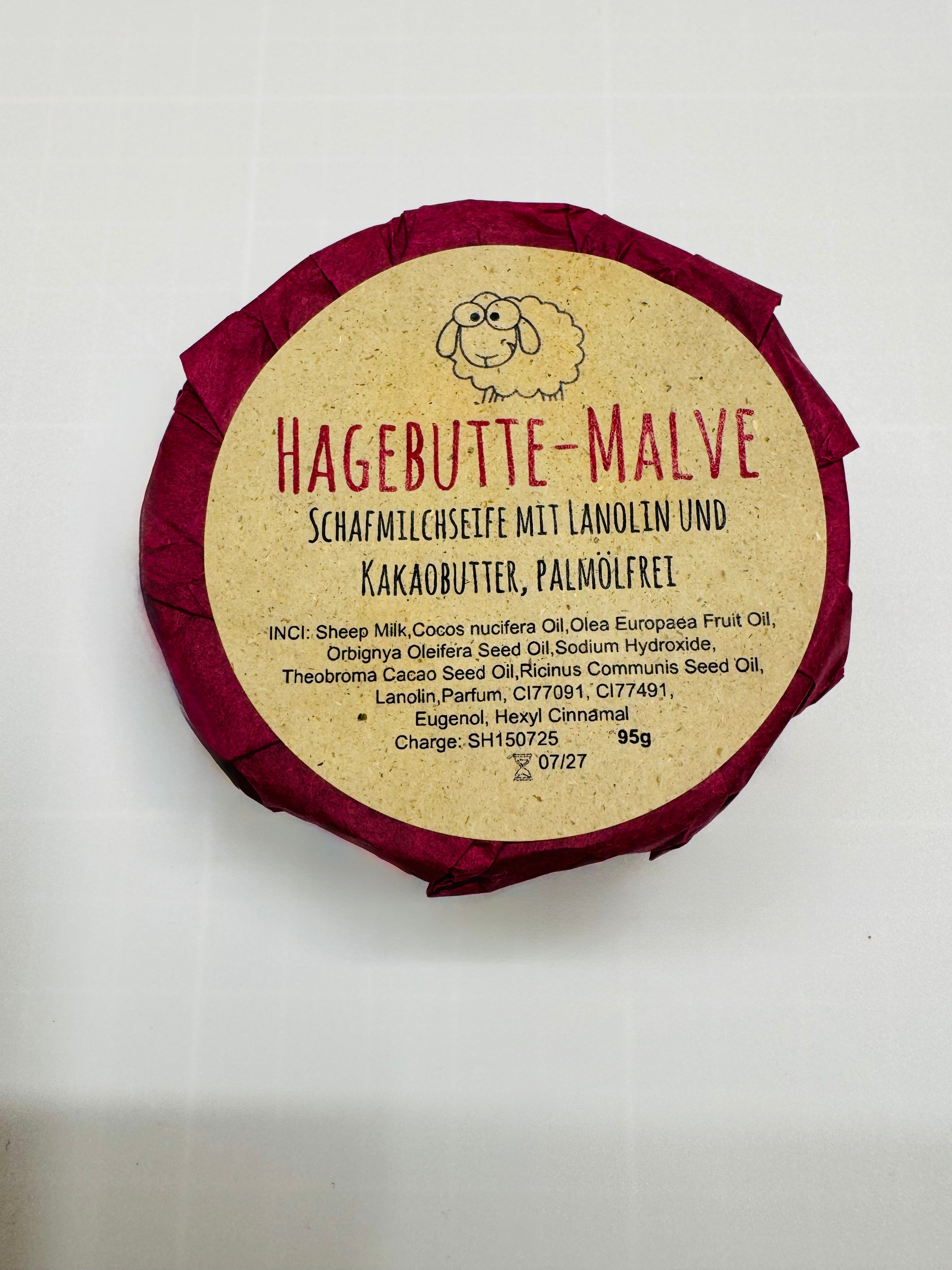 Schafmilchseife Hagebutte-Malve