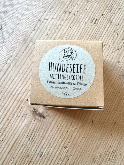 Hundeseife mit Fingerkordel