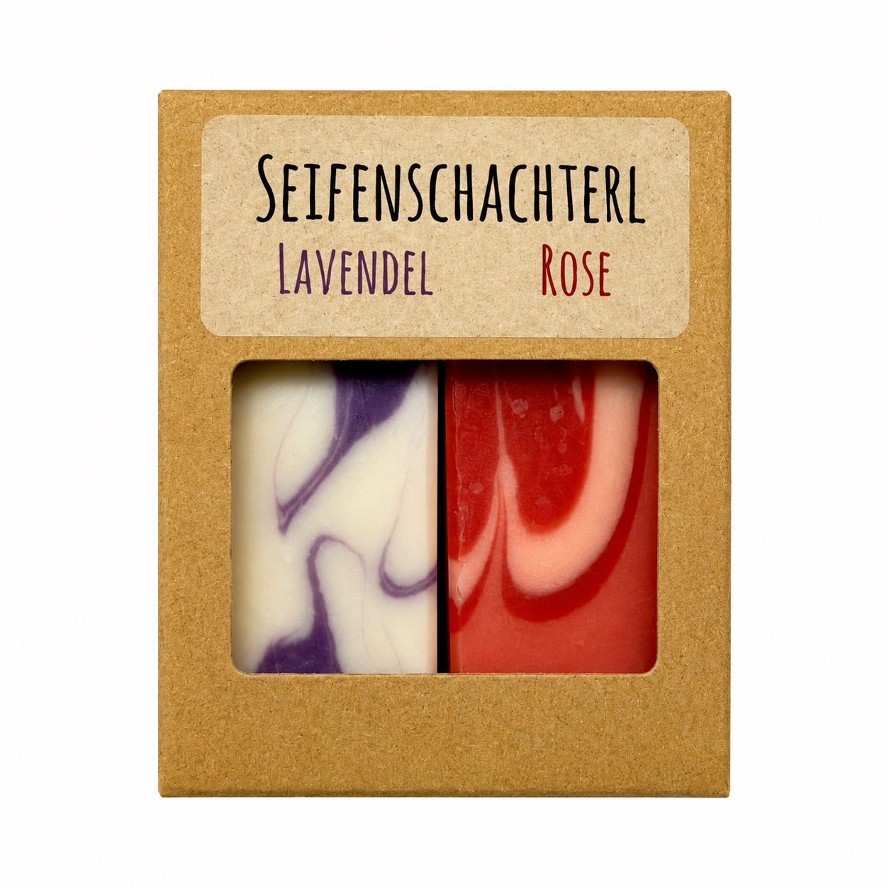 Seifenschachterl  2x50g Naturseife in der Geschenkbox