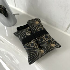 Seifentascherl schwarz geometrisch